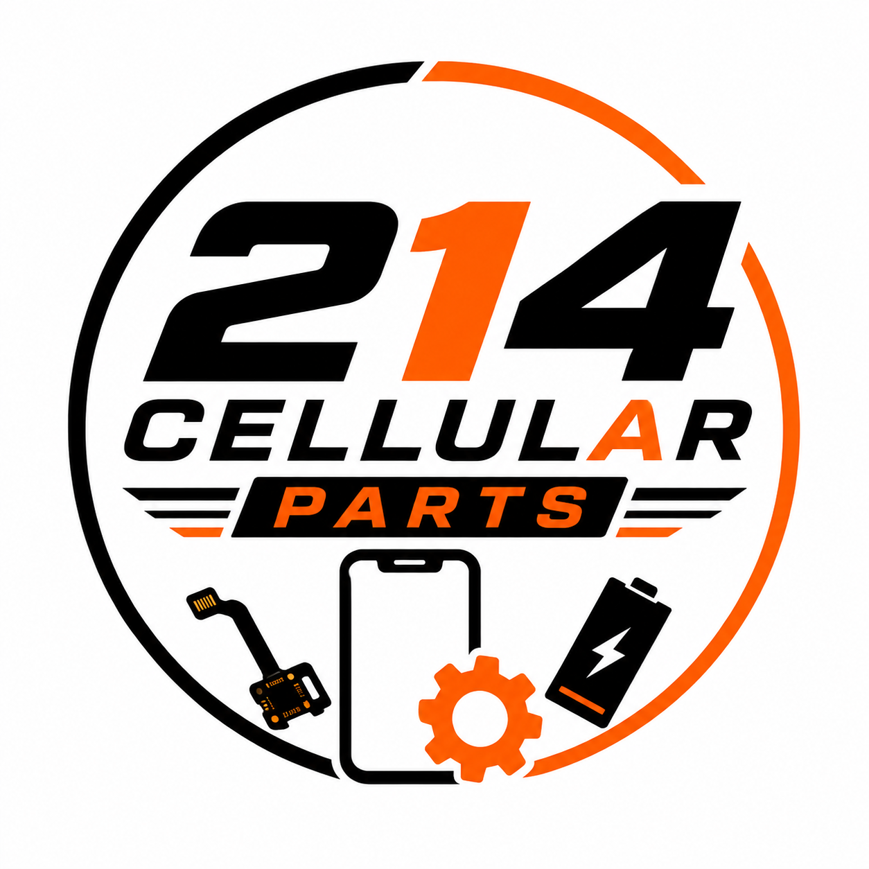 214 Cellular Parts badge