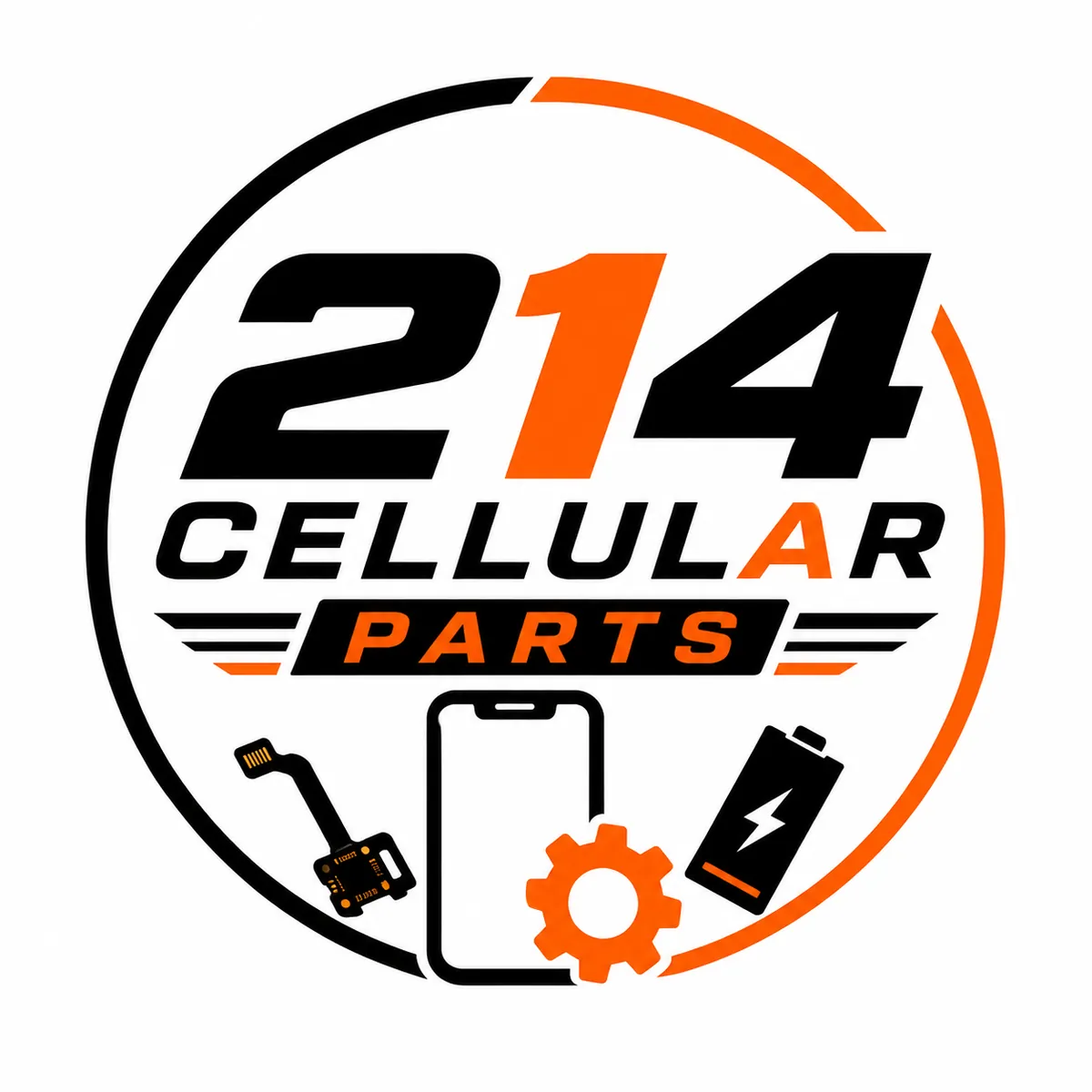 214 Cellular Parts badge