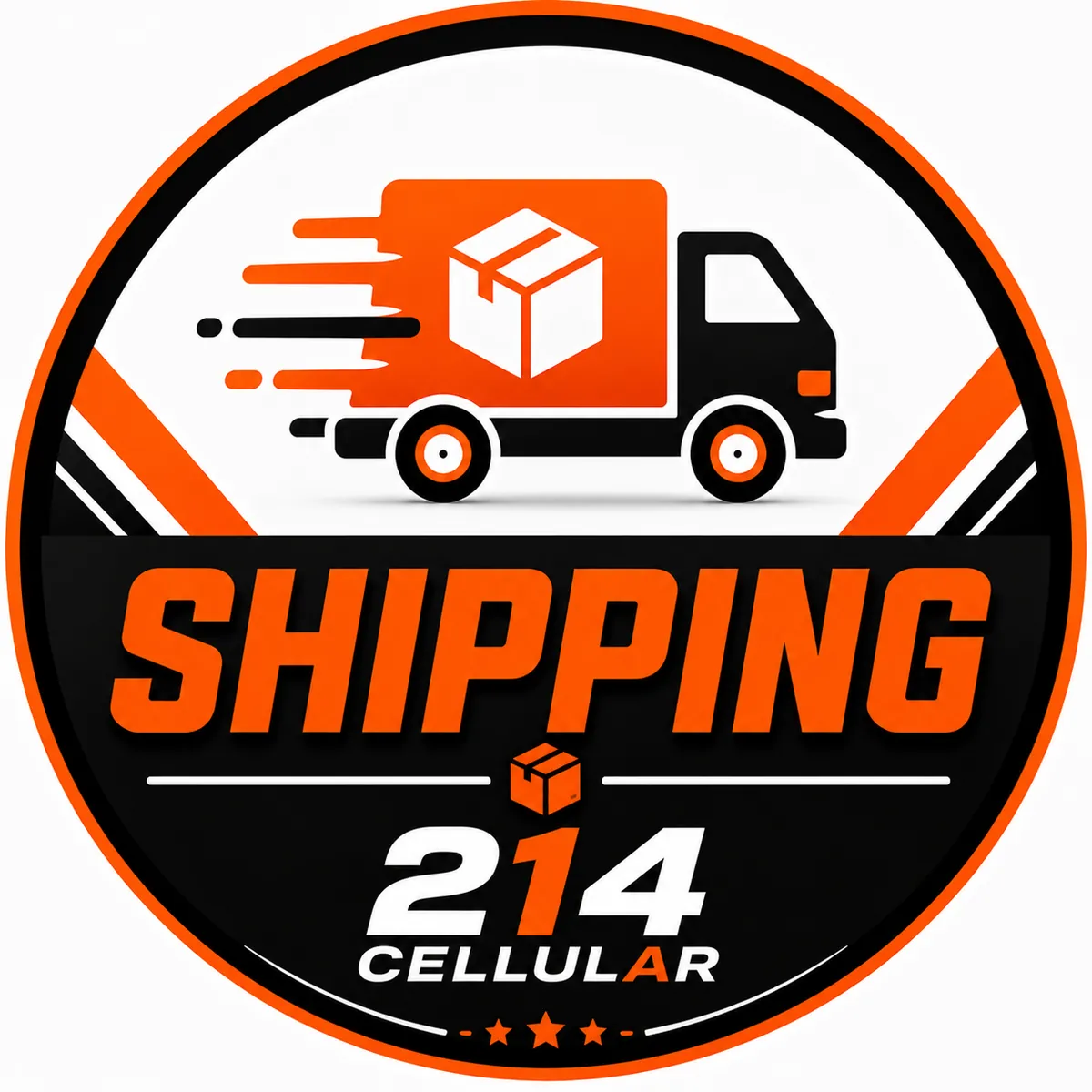 214 Cellular Shipping badge